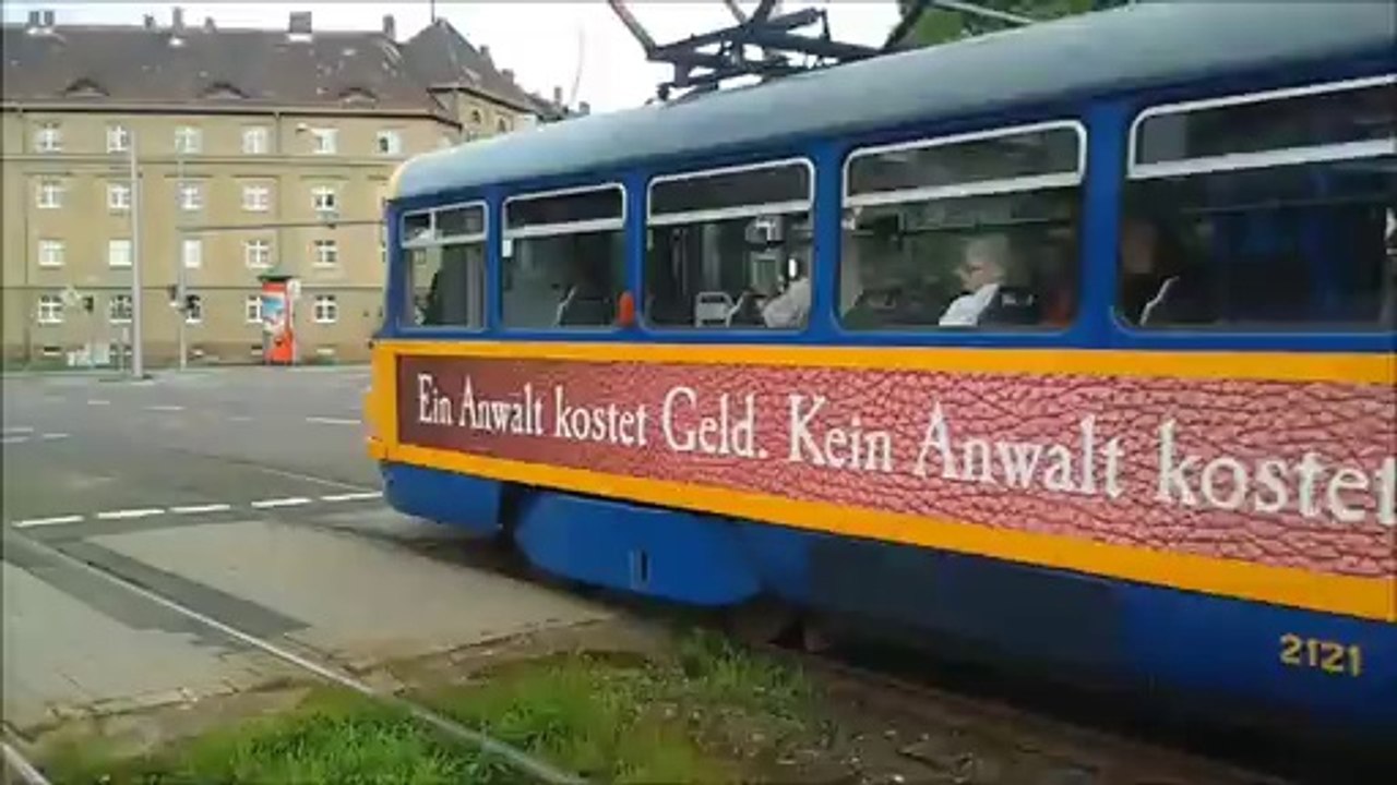 Straßenbahn Leipzig - Abfahrt: Schönauer/Ratzelstraße