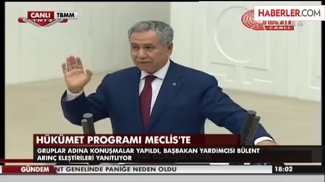 Arınç: İkinci Bir Otoriteye Müsade Etmeyeceğiz