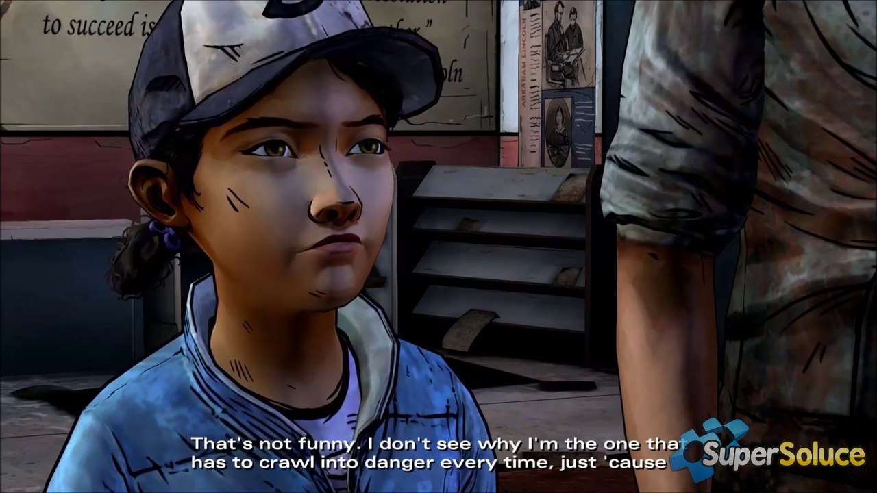 Soluce Walking dead Saison 2 - Episode 4 - Refuser de passer sous le rideau de fer