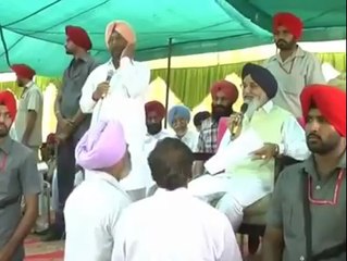 Badal Asks Police Officer's How Much Bribe They Take