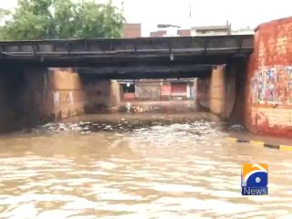 Rain plays disaster in Lahore Update-Geo Reports-04 Sep 2014