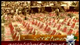 PTI Imran khan acting like Sholay Film at Islamabad Azadi March