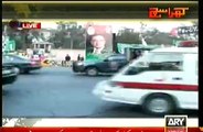 In a Live Show Mubasher Lucman Showing the Protocol of PM Nawaz Sharif