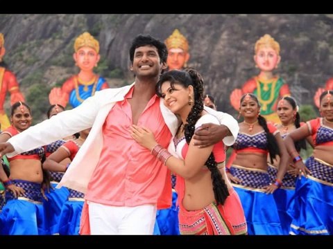 Anjali Hot Nave Show In madha gaja raja movie BY a6z VIDEOVINES