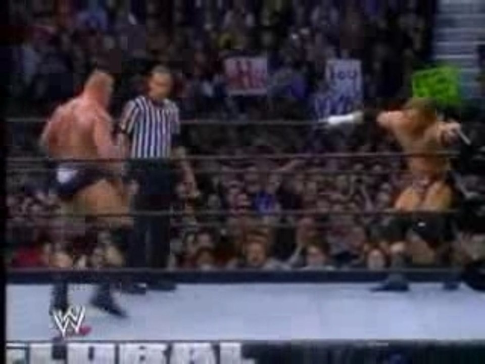 Global.Warning.2002 - The Rock Vs Brock Lesnar Vs Triple H