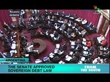 Argentina Senate approves sovereign debt law