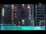 Fast food worker protests spread across US