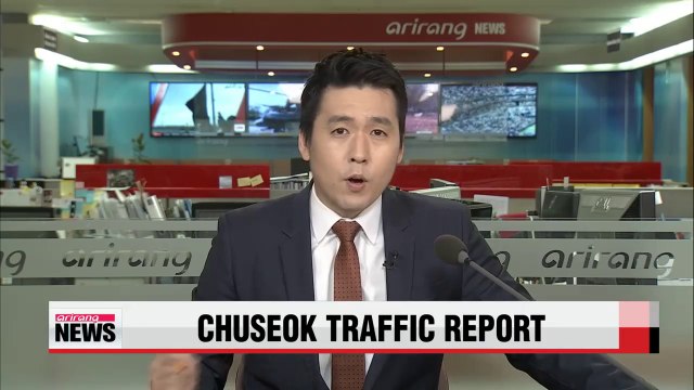 460,000 vehicles expected to be moving out of Seoul on Monday, with 400,000 driving in
