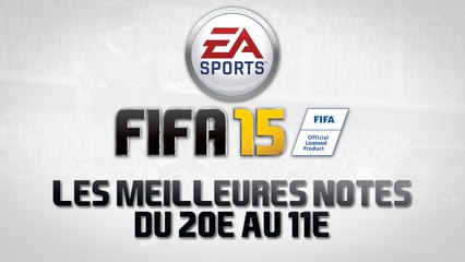 FIFA 15 : les meilleures notes de joueurs [20e au 11e]