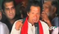 Imran Khans Address to PTI Workers in Pouring Rain - 4th September 2014