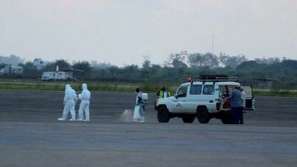 Third U.S. Ebola patient flying home for treatment