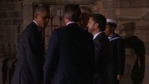 World leaders, including President Obama, arrive at NATO dinner