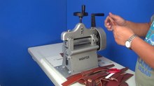 Machine à refendre le cuir pour bourrellerie et maroquinerie