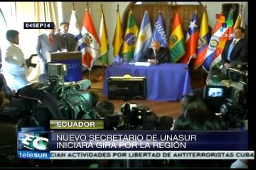 Secretario de Unasur promete trabajar contra desigualdad