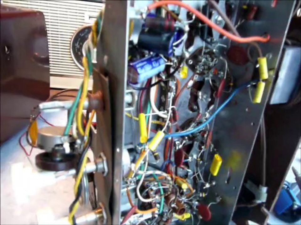 1956 Zenith Y724 AM FM Tube Radio Repair