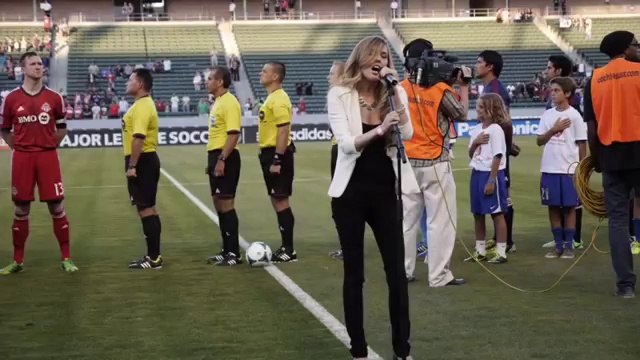 Fiesta Movement Mission #3_ National Anthem Performance - Chivas USA Game