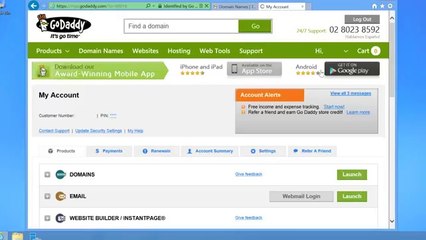 Registering A Domain Name With GoDaddy.Com
