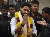 Abhishek Bachchan Visits 'Siddhivinayak Temple'