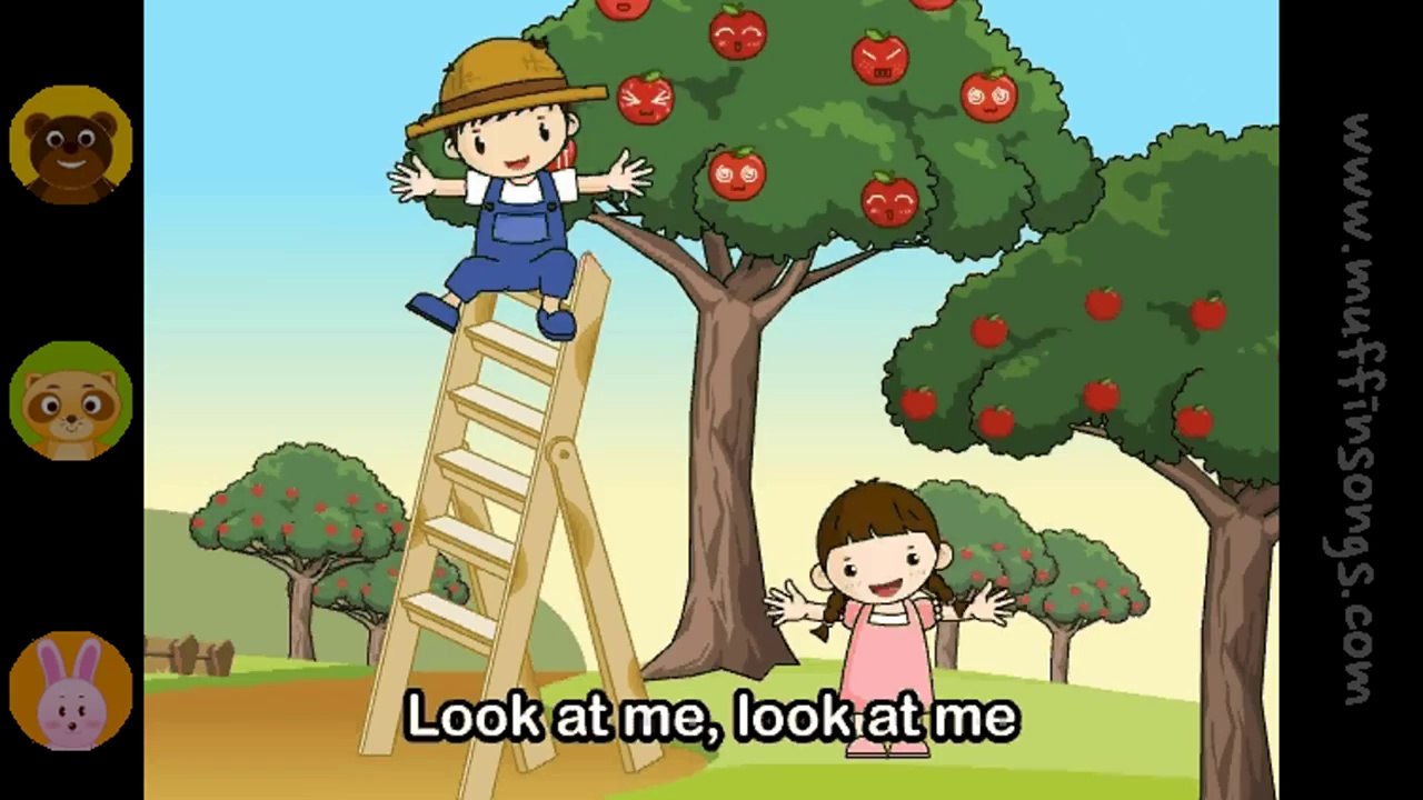 Picking Apples _ nursery rhymes & children songs with lyrics video