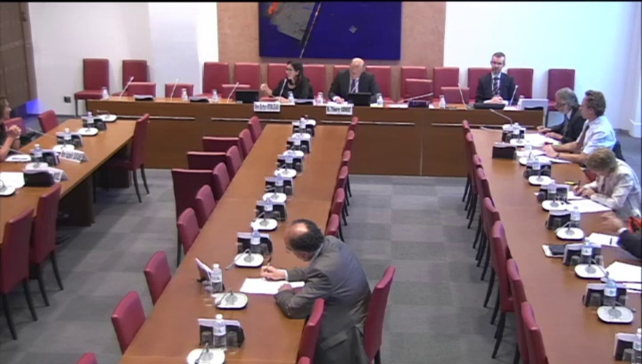 Mme Isabelle Saviane, dir. des ressources humaines du groupe Eram, et de M. Guillaume Noël, dir. du développement social - Jeudi 4 Septembre 2014