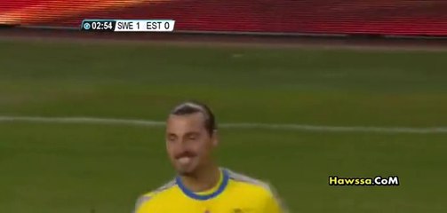 Sweden 2 - 0 Astonia Full Goals | Ibrahimovic | Friendly Match 2014