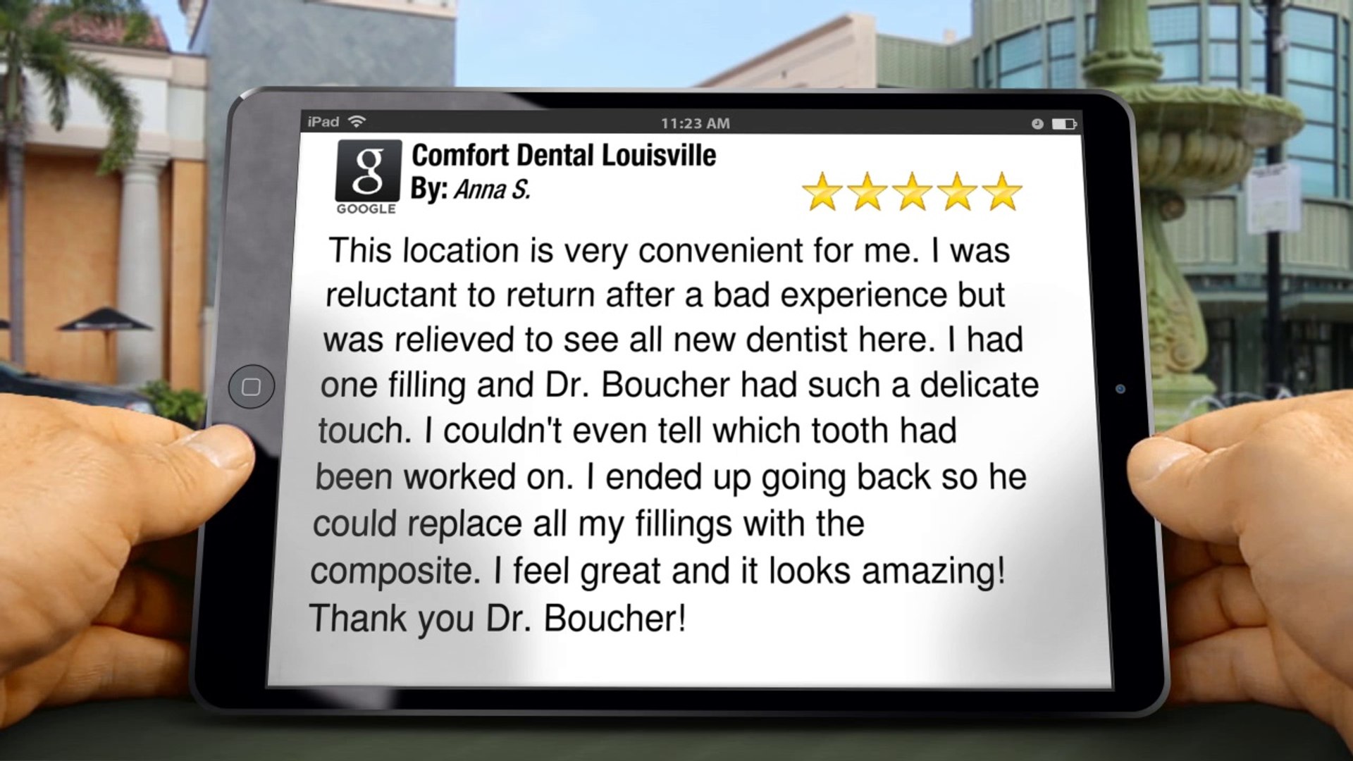 Comfort Dental Louisville Louisville Impressive 5 Star Review By