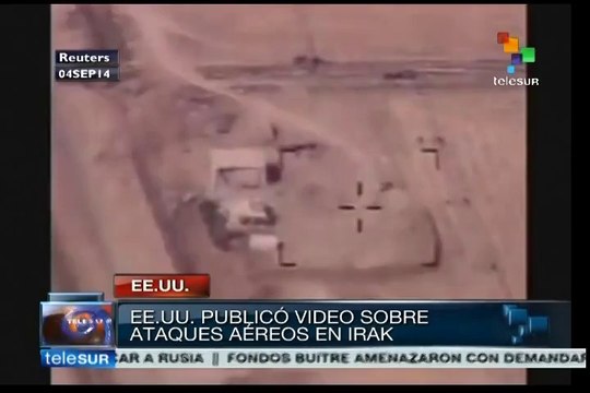 EE.UU. publica video de bombardeos a yihadistas en Irak