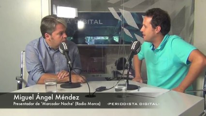 Miguel Ángel Méndez, presentador de 'Marcador Noche' (Radio Marca). 4-9-2014