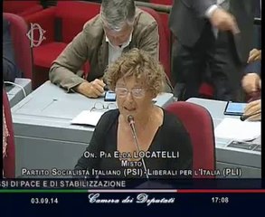 Roma - Proroga delle missioni internazionali (03.09.14)