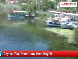 Akyaka Plajı Hem Ucuz Hem Keyifli