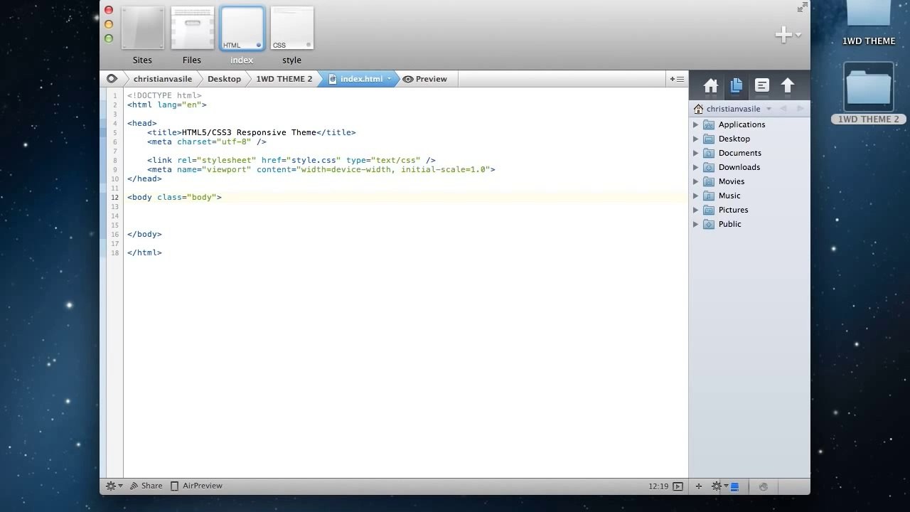 Create A Responsive Website In HTML5 & CSS3-Part 1/6