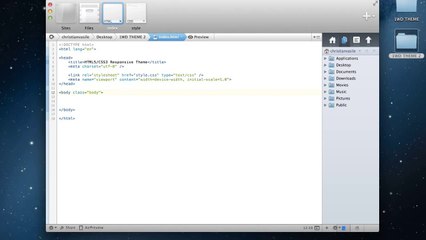 Create A Responsive Website In HTML5 & CSS3-Part 1/6