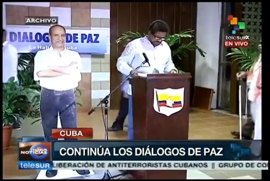 Cuba: continúan diálogos de paz en La Habana
