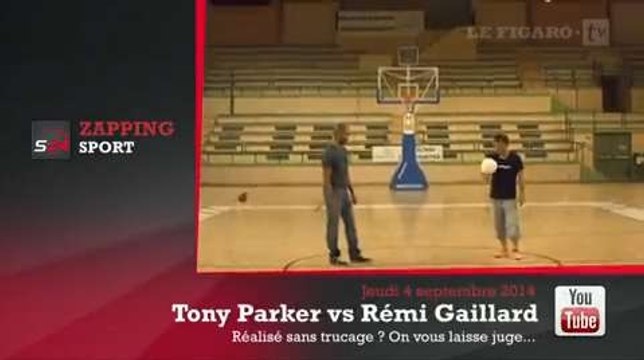 Zap'Sport : Quand Rémi Gaillard défie Tony Parker