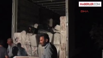 Uşak'ta Tır Dolusu Kaçak Sigara