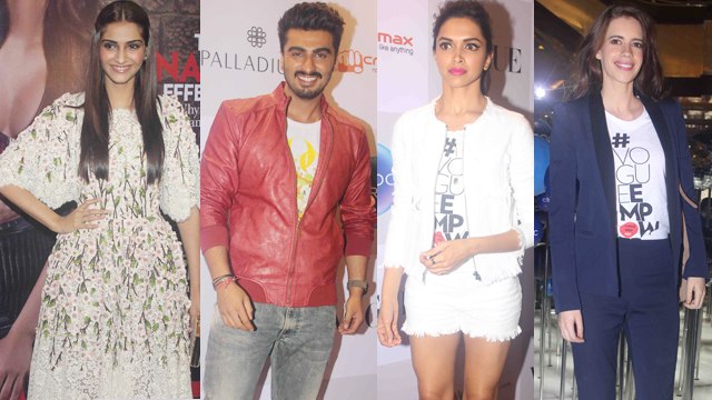Vogue Fashion Night Out 2014 | Deepika Padukone, Arjun Kapoor, Sonam Kapoor