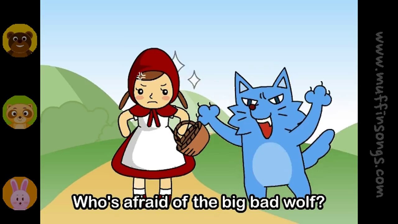 Who's Afraid Of The Big Bad Wolf _ nursery rhymes & children songs with ...