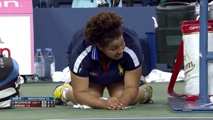 US Open: Une ramasseuse de balle vole la vedette