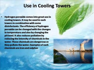 Use Of Hydrogen Peroxide For Purifying Water