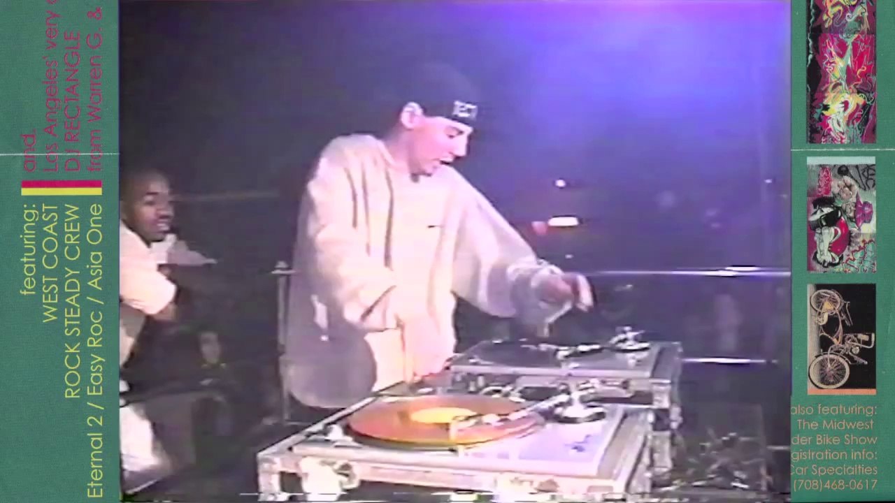 DJ Asiatic @ The 1995 B-Boy Convention Elements part 1 of 4 w/ Dj Rectangle
