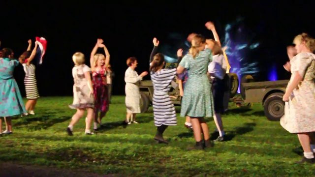 Saint-Laurent-Blangy : son et lumière, répétition