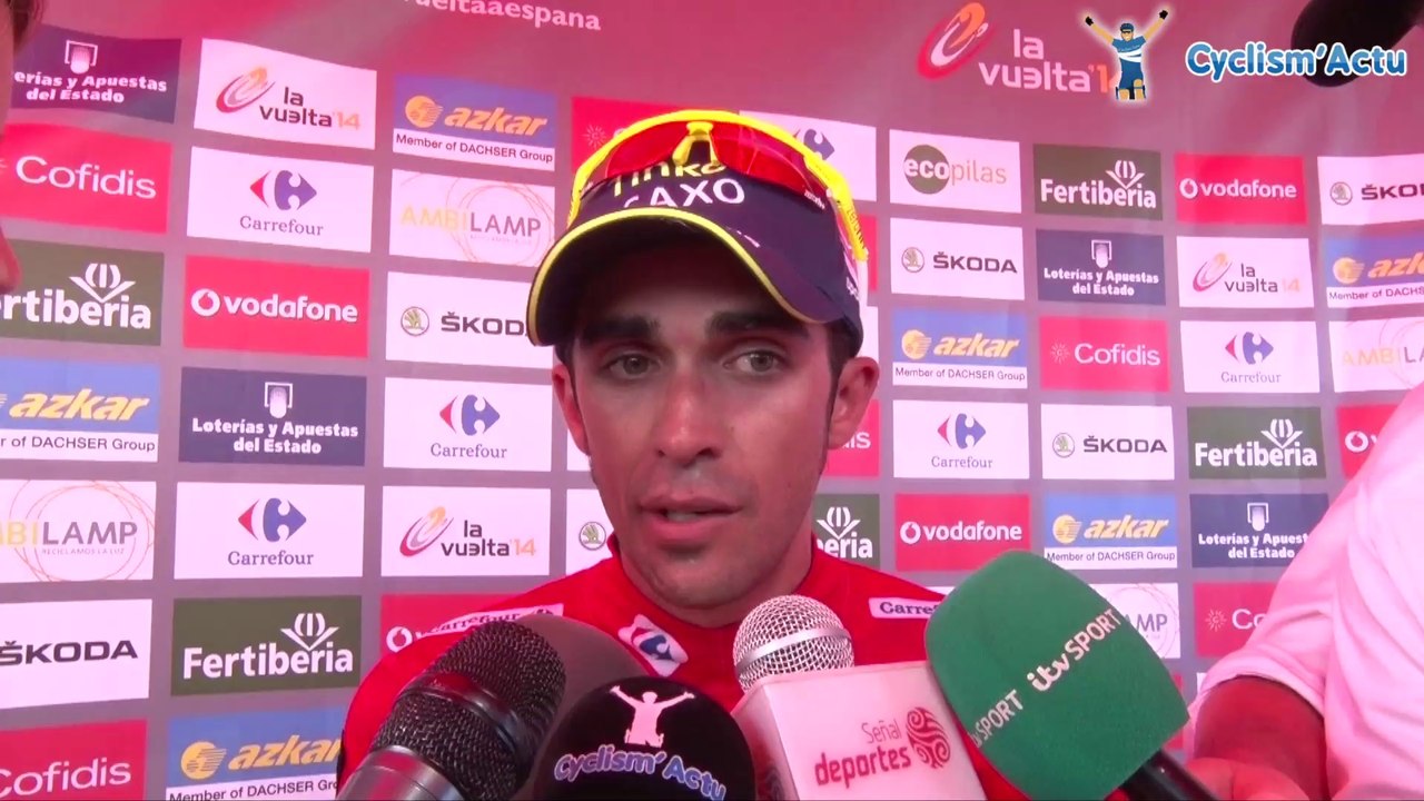 La Vuelta 2014 - Alberto Contador : "J'ai peur des bonifications"