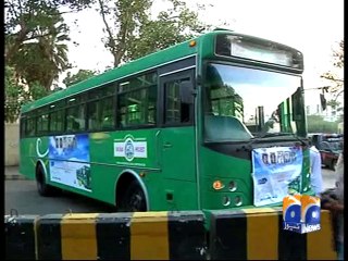 Opening Ceremony Of CNG BUS-Geo Reports-05 Sep 2014