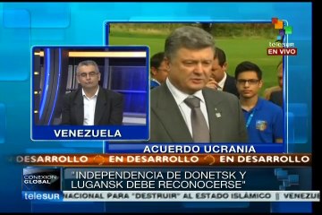 Beneficia más la tregua a Poroshenko, observa José A. Egido