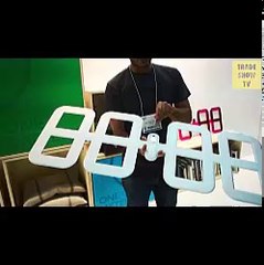 أحدث ساعة حائط رقمية في العالم