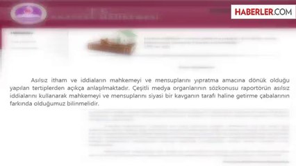 Anayasa Mahkemesi Eski Raportörü İçin Sert Bir Açıklama Yayınladı