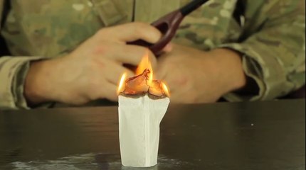 Tea Bag Rocket - Science Experiment
