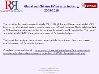 Global and China PV Inverter Industry Trends & Analysis 2019