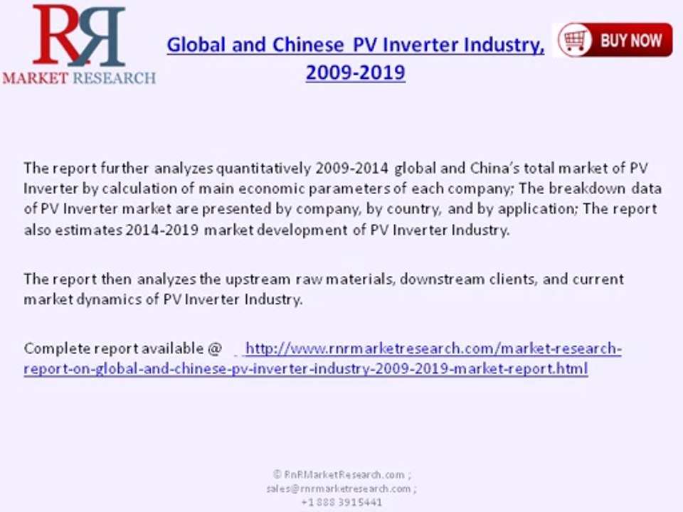 Global and China PV Inverter Industry Trends & Analysis 2019