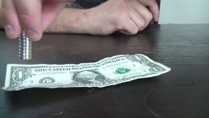 Awesome Dollar Bills and Magnet Experiment